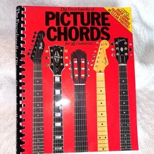 Guitar Picture Chords music Book spiral bound